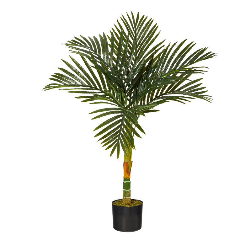 Palmier artificiel en pot, H 36 po x l 12 po x P 12 po
