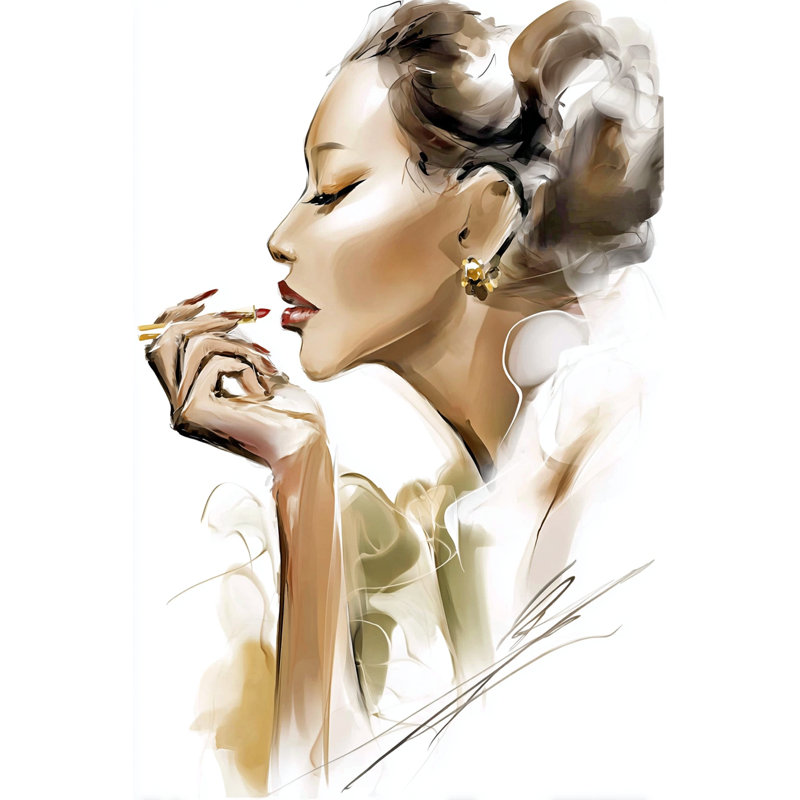 Satin Drift Wrapped Canvas Wall Art, 40"H x 30"W x 1.5"D