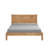Alcott Hill Farmhouse Solid Wood Platform Bed Frame with Shaker Headboard, Rustic Pinewood Panel Bed, Heavy-Duty Slat Support Base, No Box Spring Required-1831700423