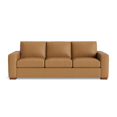 Couch Potato Leather Sofa (95")