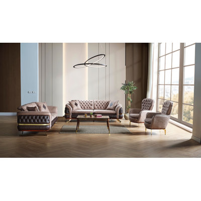 Fonru 3 - Piece Living Room Set
