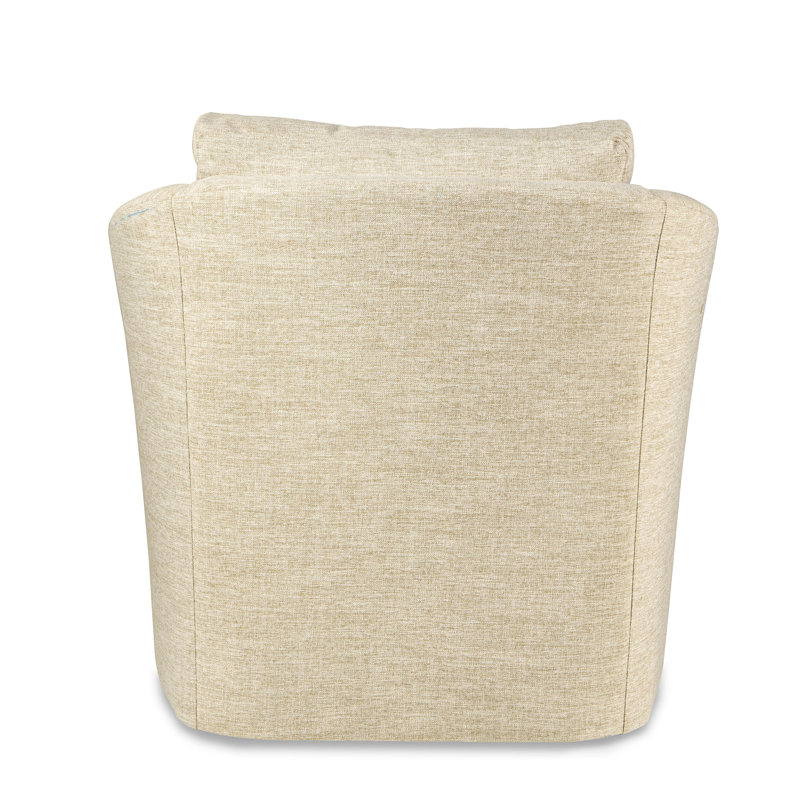 Mileva Swivel Barrel Chair, Ida Beige