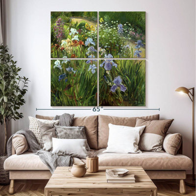 Haris iris et marguerites Oxeye