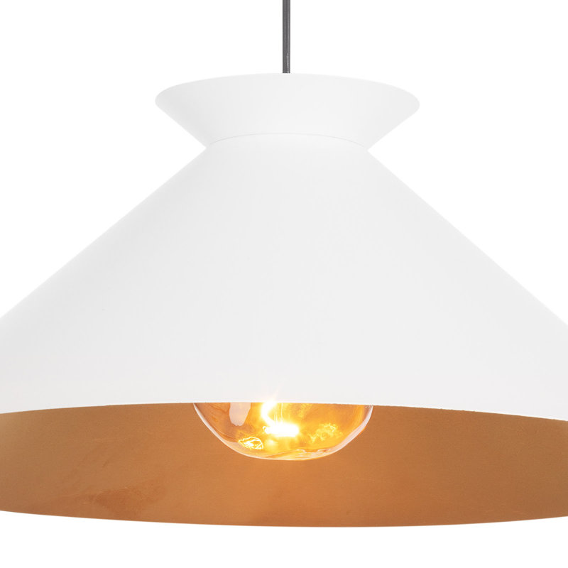 Viggo 1 - Light Pendant, 10.25" H x 24" W x 24" D, White