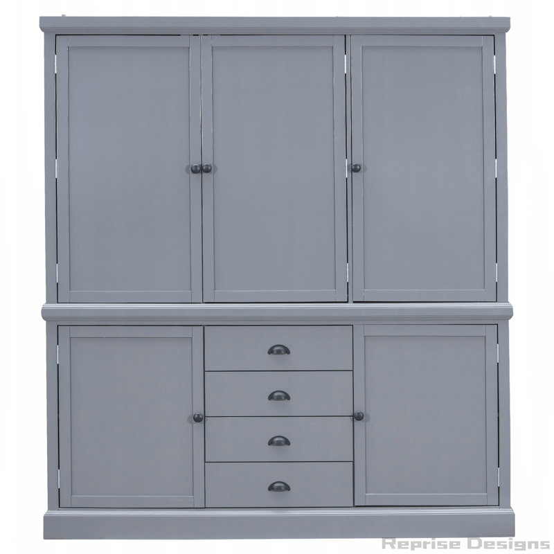 Armoire de cuisine 73 po, Gris