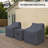 Wicker Rattan Outdoor Conversation Sets Patio Furniture Covers