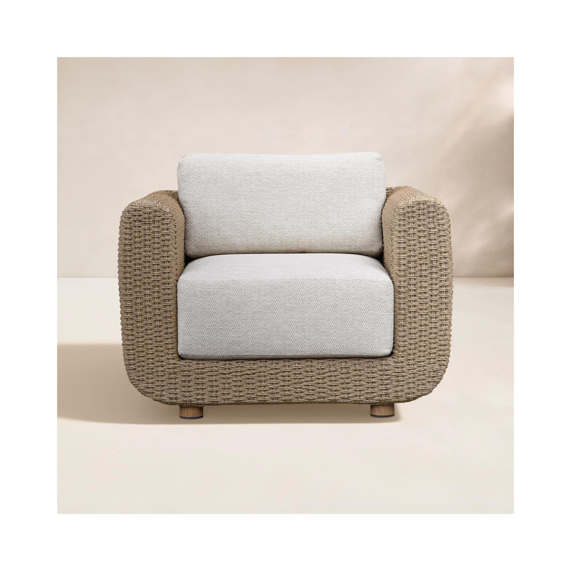 Westwick Outdoor Accent Chair, Natural
