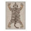 Tapis d'intérieur beige / brun à motif animalier Addingham-231811833