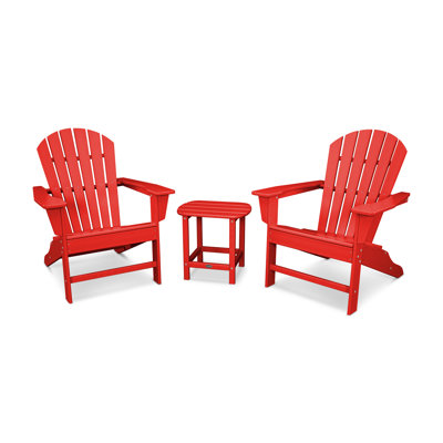 POLYWOOD South Beach Adirondack 3-Piece Set