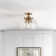 Cromkill Glass Semi Flush Mount