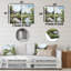 «Relaxing Farm Charm» - ensemble de 2 impressions campagne en métal-1311426894
