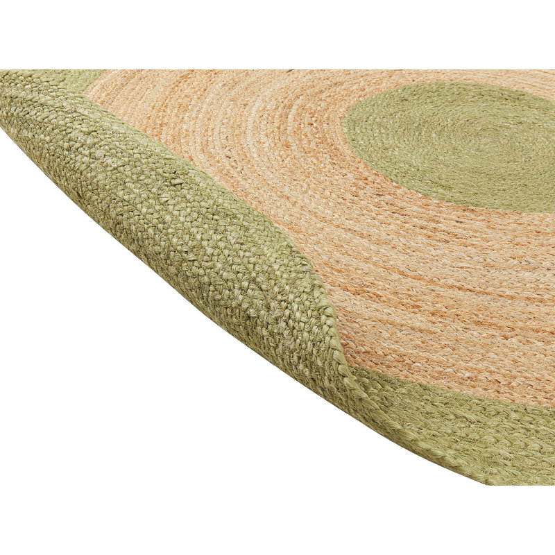 Round Lauer Geometric Hand Woven 140cm X 140cm Area Rug