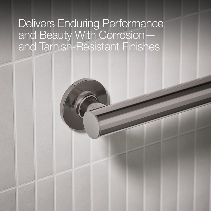 Purist Grab Bar, 48"W, Vibrant Titanium