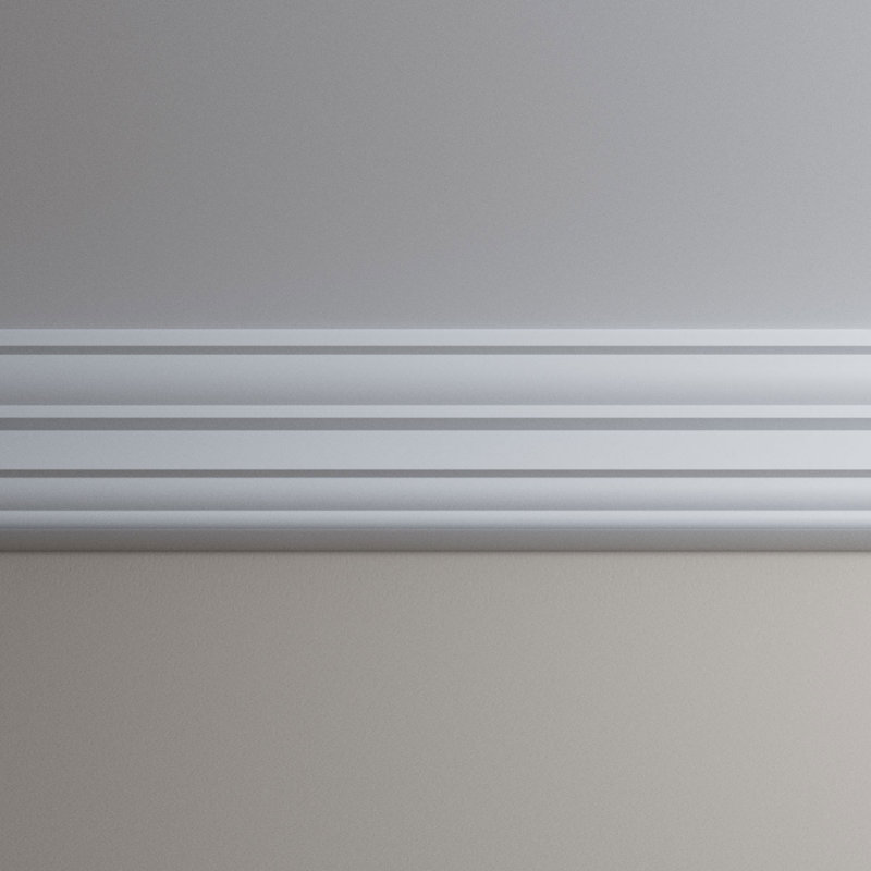 Henry 96" Unfinished Polyurethane Crown Moulding
