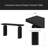 Elegant And Luxurious Acacia Veneer Console Table,Suitable For Entryway, Hallway, Living Room, Foyer, Corridor-311060650