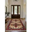 Strawbridge Burgundy Beige Moroccan Machine Printed Cotton Polyester Area Rug-647607691