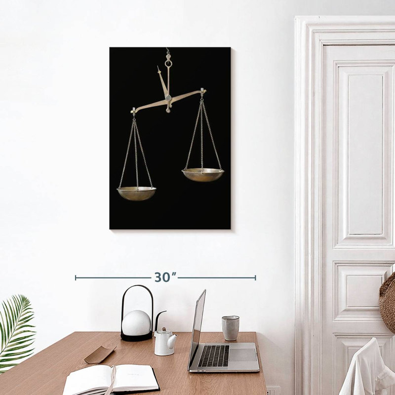 Unbalanced Scale, 30" H x 20" W