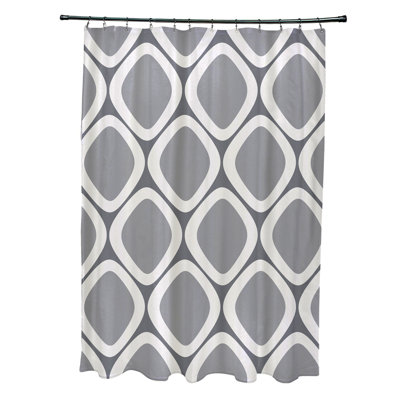 Schacher Geometric Shower Curtain