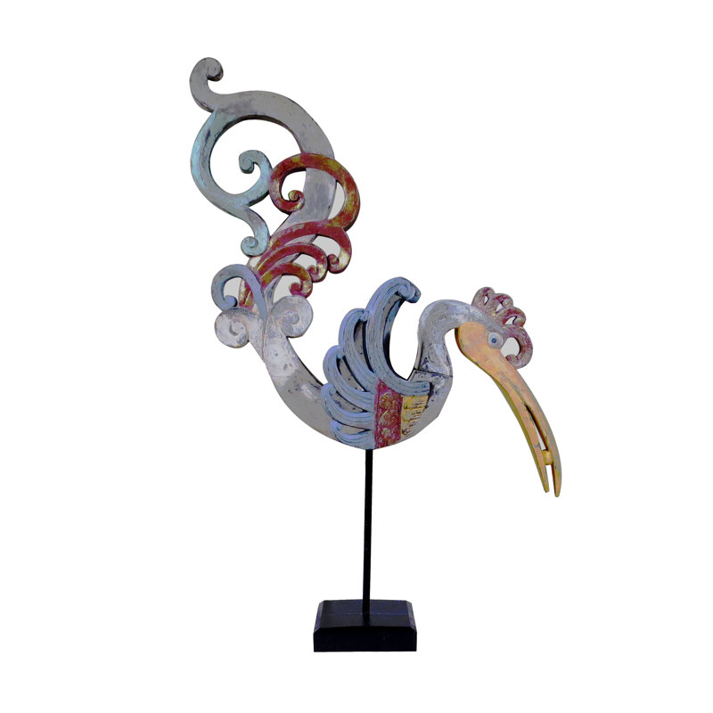 Indonesia Folk Art Toucan Statue