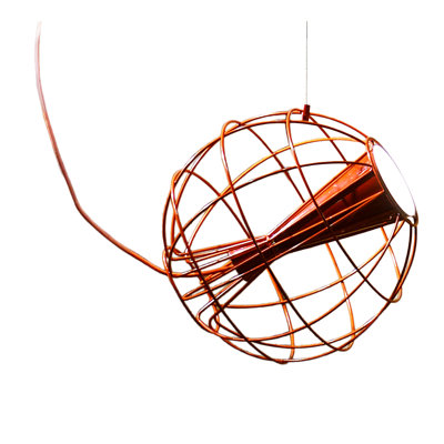 Luminaire suspendu à sphère unique à DEL 1 lumière latitude