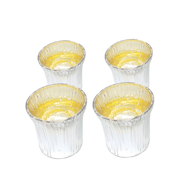 Porte-votive en verre décoratif soirée, Argent
