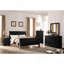 Très grand lit à finition noire Louis Philippe-434186283-434186281