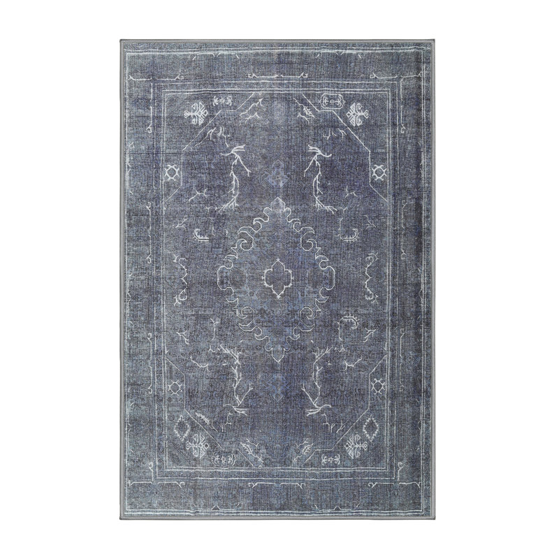 Tapis oriental tissé à la machine Aimee-Mae, Rectangle 2 pi x 3 pi