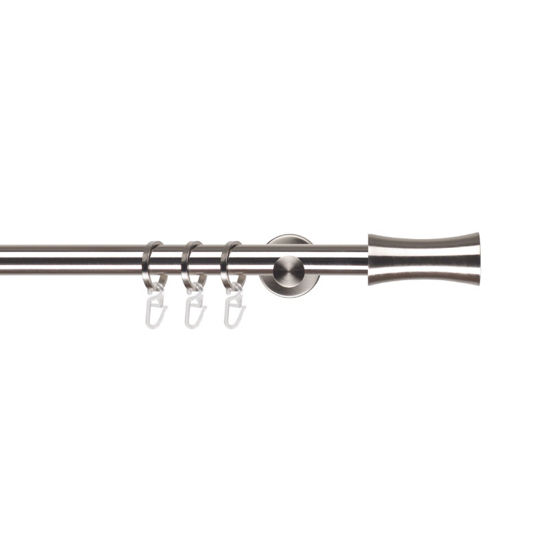 20cm Single Curtain Pole, 120cm