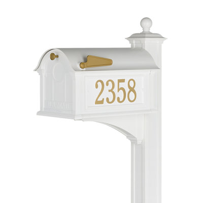 Personalized Post-Mounted Mailbox
