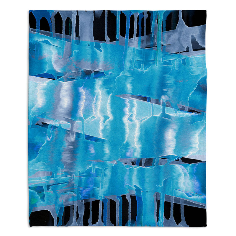 Hand Woven Throw Blanket, 68" W x 80" L