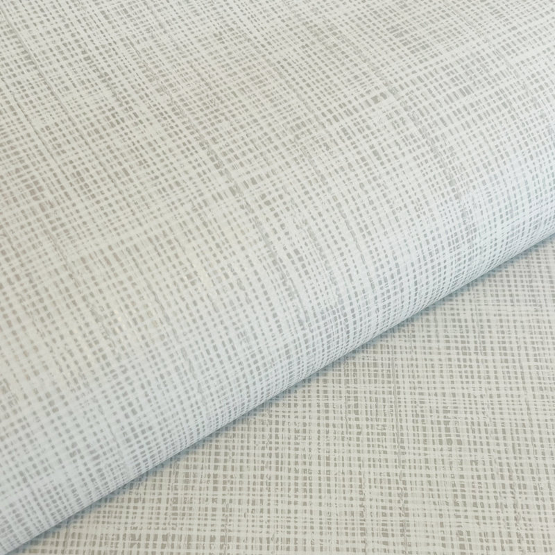 Papier peint autocollant Latitude Run® Marshmallow Silas, Gris clair