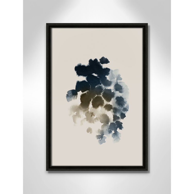 «Emerald Azure II» par Casa Fine Arts, Espresso, H 19,5 po x l 13,5 po