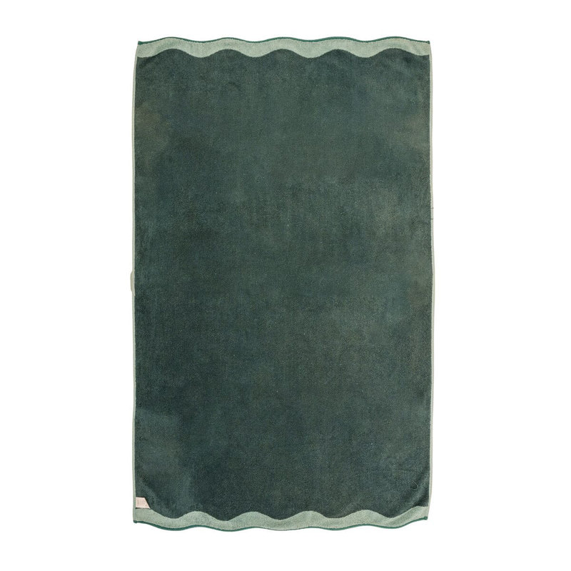 Serviette de plage - River, Vert Rivie