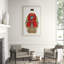 Statuette 1' Framed Print on Glass