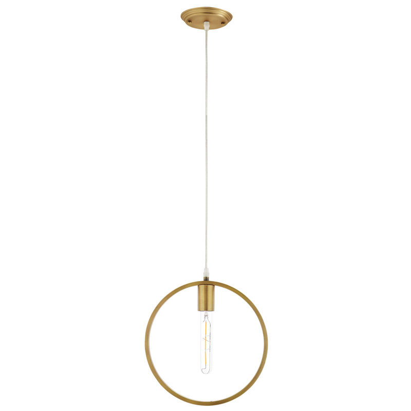 Modway Orbit Brass Ceiling Pendant Light