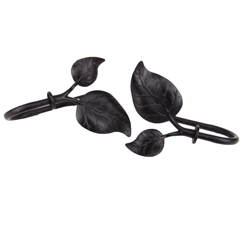 Retenue de rideaux Sycamore 4 ", Noir
