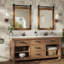 Solid Wood Rectangle Wall Mirror-222018236-222018240