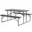 Carmilita Square Folding Outdoor Picnic Table , 59'' in. W 59'' in. D