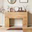 Console en bois, table d'entrée avec design sculpté unique, canapé de 43 po-1269671393