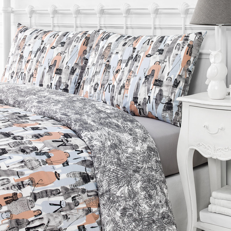 Wheely Sateen Flat Sheet, Queen Flat Sheet