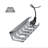 Metal Under Desk Table Mount Cable Management Rack Ventilation And Cord Control Slots Black