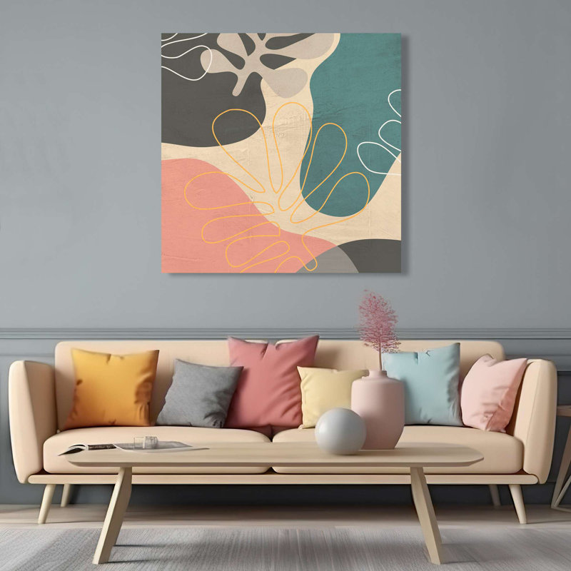 Summer Scene V by Atelier Deco - Wrapped Canvas Print, 50cm H x 50cm W x 4cm D