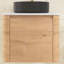 Meuble-lavabo mural simple 23,6 po avec dessus en pierre reconstituée-653915614