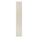 Rug & Kilim’S Extra-Long Runner Rug In Textured Monochrome White Tones & Striae
