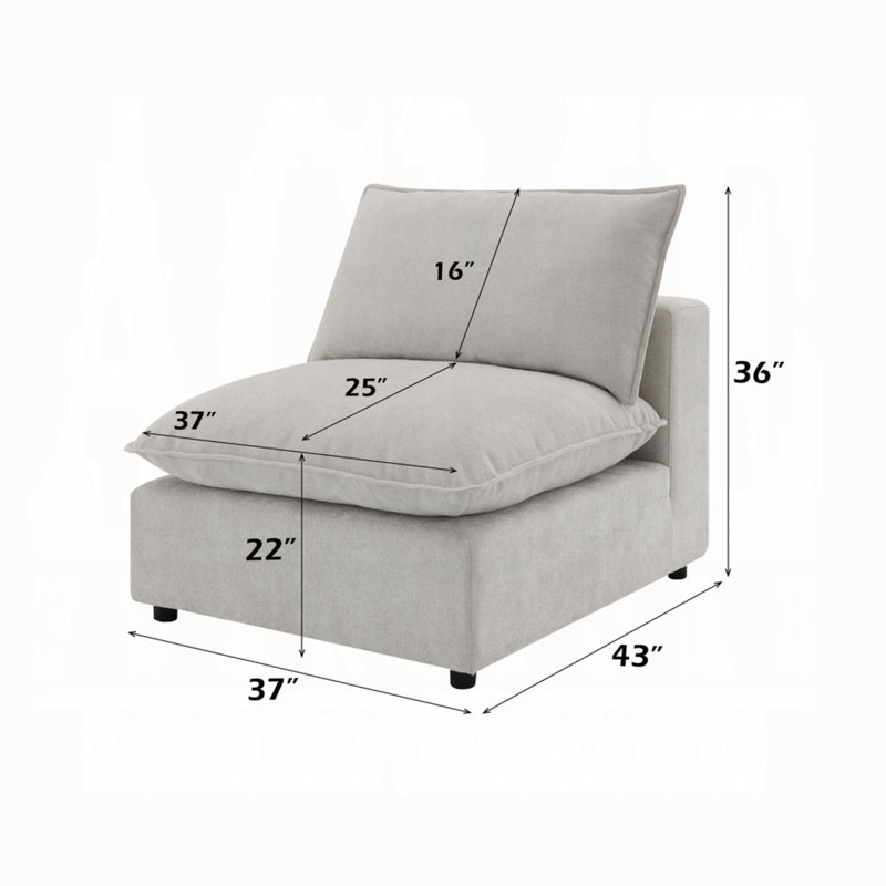 Fauteuil modulaire Marisa