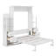 Lit escamotable mural Murphy avec tiroirs, tablettes et DEL-1957024602-1957024603