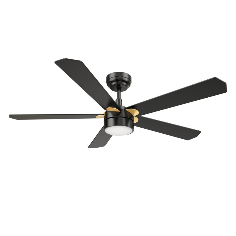 Ventilateur de plafond intelligent 52 po avec télécommande Tarrasa, ensemble d'éclairage inclus, fonctionne avec l'assistant Google et Amazon Alexa, raccourci Siri.