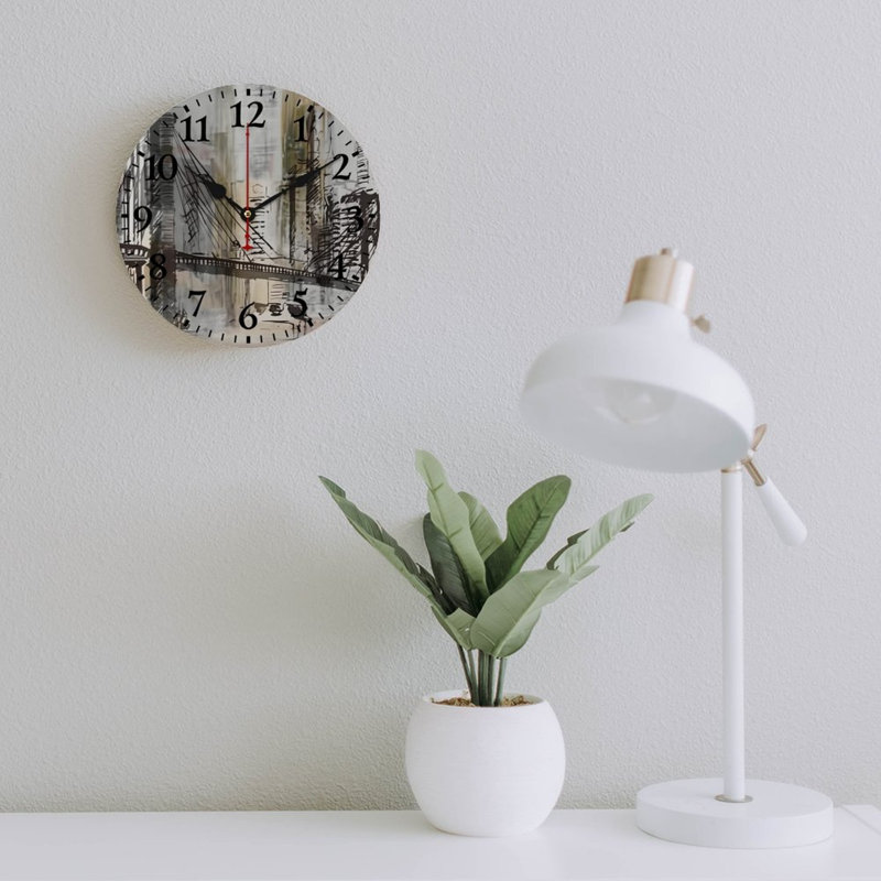 Horloge murale Cityscape