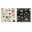 Havana - Ensemble de 2 collages carrés botaniques abstraits-102161782-102161785