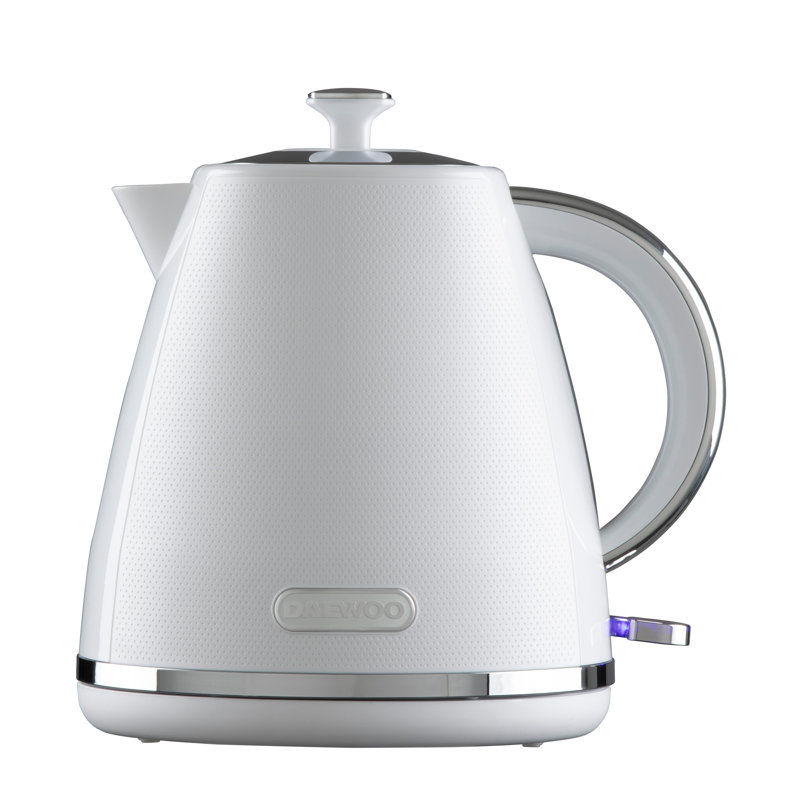 Daewoo Stirling 1.7L Electric Tea Kettle, White
